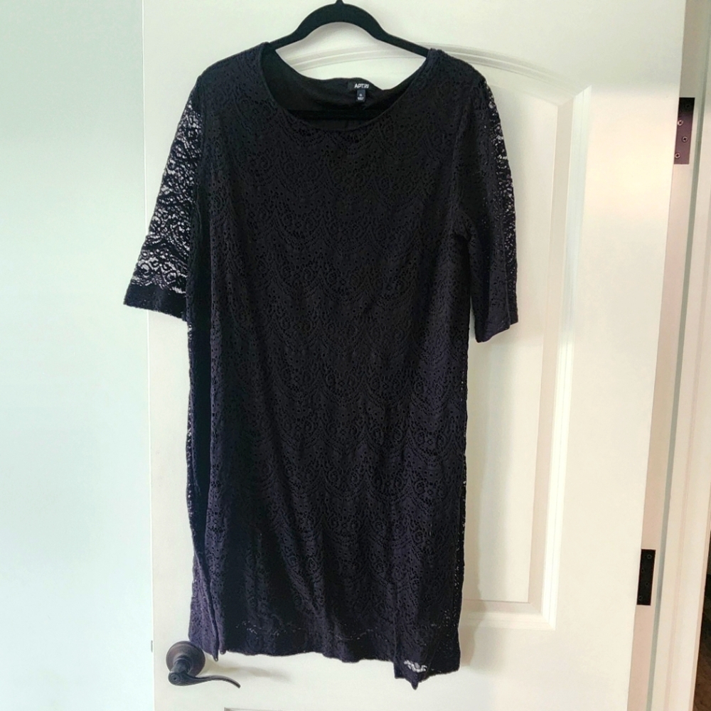 Elegant Black Lace Dress